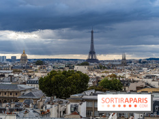 visuel Paris visuel - ciel gris - orage