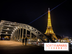 Visuel Paris Tour Eiffel pont nuit
