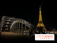 Visuel Paris Tour Eiffel pont nuit