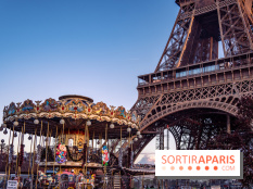 Visuel Paris Tour Eiffel manège enfants