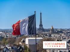 visuel Paris visuel  -  France - Tour Eiffel - drapeau