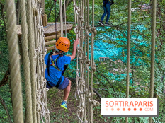 Accrocamp Poissy, le nouvel accrobranche au parc du château de Villiers