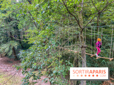 Accrocamp Poissy, le nouvel accrobranche au parc du château de Villiers
