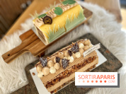 Bûches de Noël végétales des maisons Landemaine et Land&Monkeys