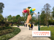 Visuel Paris 8e - printemps Jeff Koons jardin Champs Elysées 