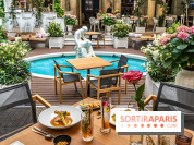 La Terrasse des Roses au Westin Paris Vendome, le patio floral confidentiel