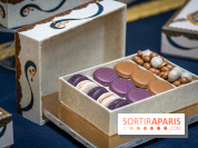 La bûche coffrets de Noël en trompe l'œil de Ladurée 2024 par Julien Alvarez et les créations de fête -  macarons