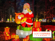 L'Odyssée Lumineuse 2024, le parcours de lumières au Parc Floral - les photos - Père Noël - cadeaux