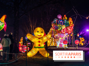L'Odyssée Lumineuse 2024, le parcours de lumières au Parc Floral - les photos - bonhomme pain d'épice