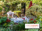 Terrasse de l'Hôtel Particulier, le jardin verdoyant au cœur de Montmartre - photo
