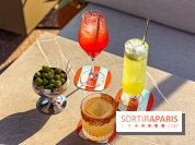 Bar Les Ombres : cocktails & tapas sur le rooftop du Musée du Quai Branly avec vue sur la tour Eiffel