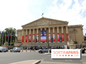 Seth habille la colonnade de l’Assemblée nationale - nos photos