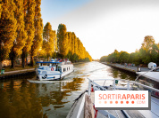 Croisière sur le canal de l'Ourcq