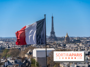 visuel Paris visuel  -  France - Tour Eiffel - drapeau