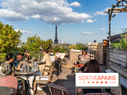 La terrasse en Rooftop du Brach, le bar perché dans un jardin potager