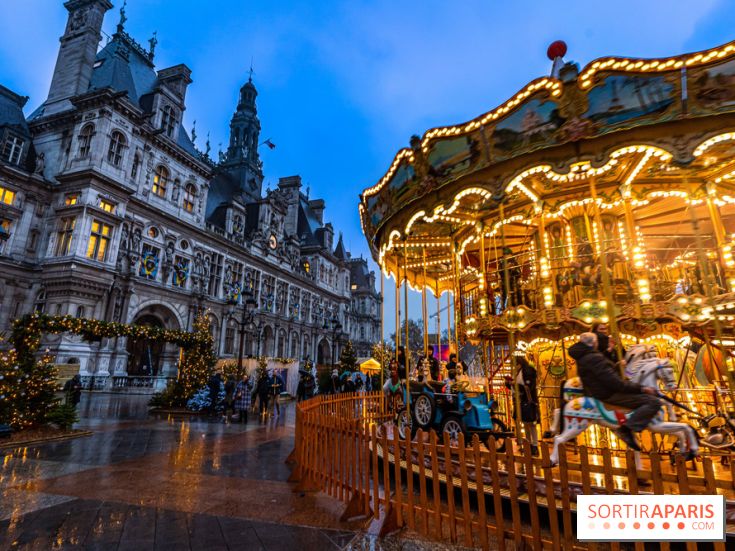 Le Marché et village de Noël de l’Hôtel de ville de Paris 2022