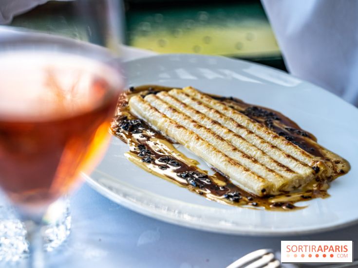 Grande Cascade restaurant 16e - Bois de Boulogne - macaroni céleri rave foie gras truffes