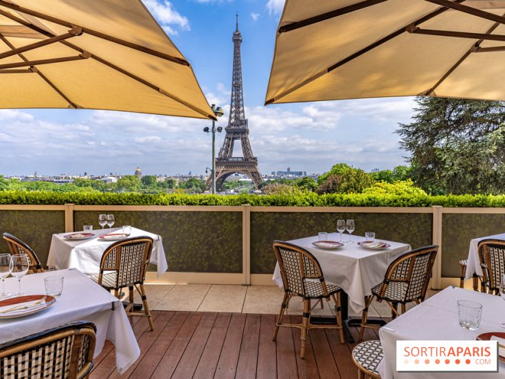 Le Café de l'Homme rouvre ses portes avec une nouvelle déco et une nouvelle carte gourmande - terrasse Tour Eiffel