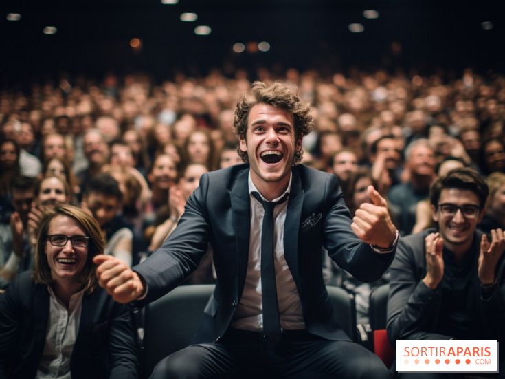 Photos d'Illustrations MidJourney : spectacles d'humour - 6