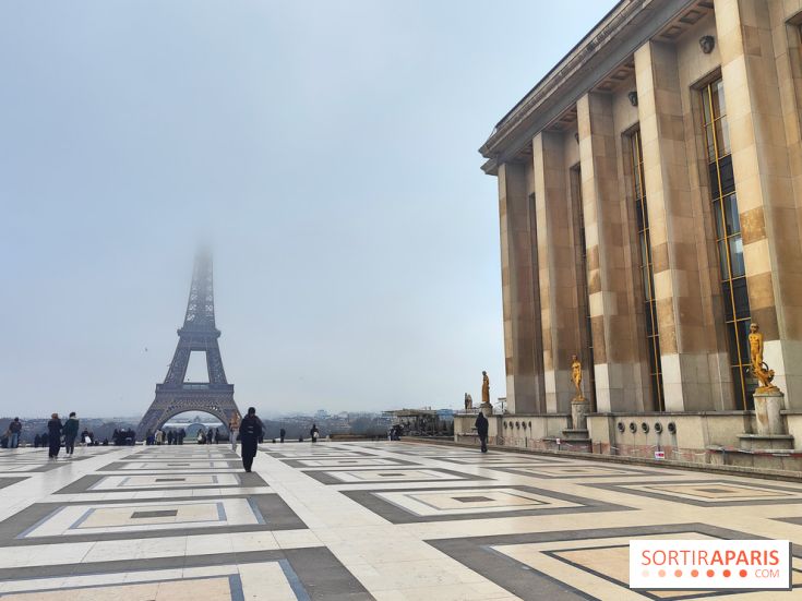 Visuel Paris 16e - Trocadéro Tour Eiffel hiver