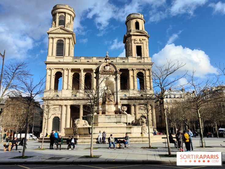 Visuel Paris 6e - place église Saint Sulpice