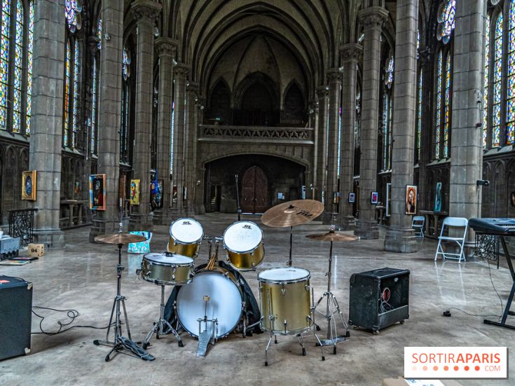 À la croisée des arts, le festival street art gratuit dans la Chapelle Jeanne d'Arc Paris 14e  et fête de la musique 2024 -  A7C7325