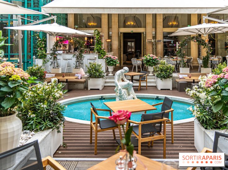 La Terrasse des Roses au Westin Paris Vendome, le patio floral confidentiel