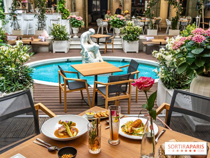 La Terrasse des Roses au Westin Paris Vendome, le patio floral confidentiel