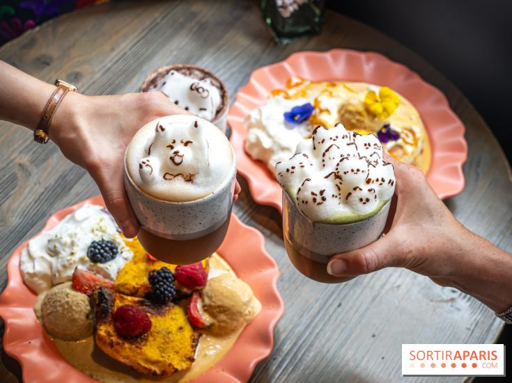 Brunch indien à Paris par Baranaan et Pingwoo -  Latte chat 3D