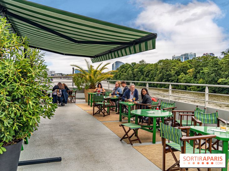 La terrasse de la péniche Maison Jaune à Boulogne façon guinguette - les photos - E271AF77 67C1 4E12 A742 1CDFF1410889