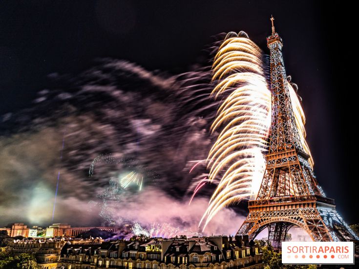 Feu d'artifice du 14 juillet de Paris 2024, les photos