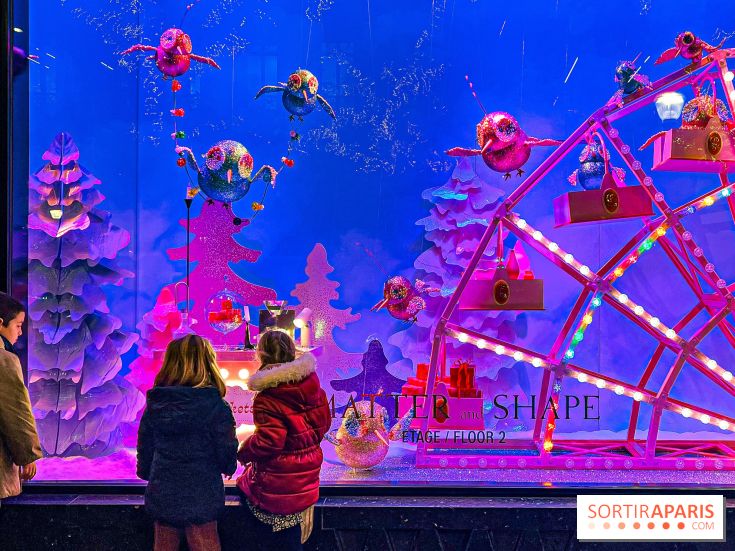 Les vitrines de Noël 2024 des Galeries Lafayette Haussmann avec Vianney et Kevin Germanier - image00006