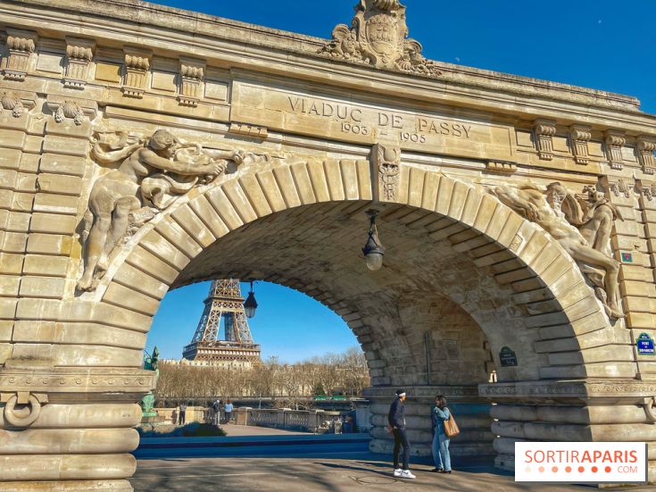 Île aux Cygnes - Viaduc de Passy