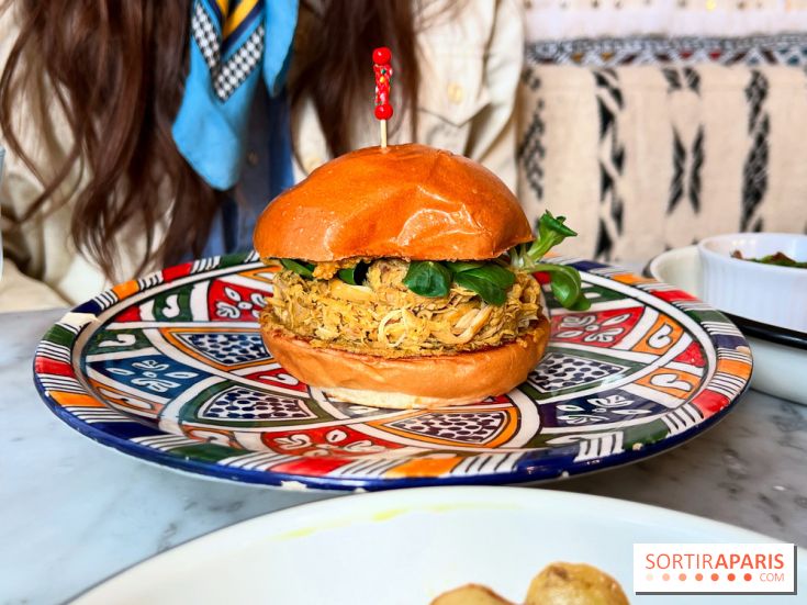Coderak - Burger effiloché de poulet tajine