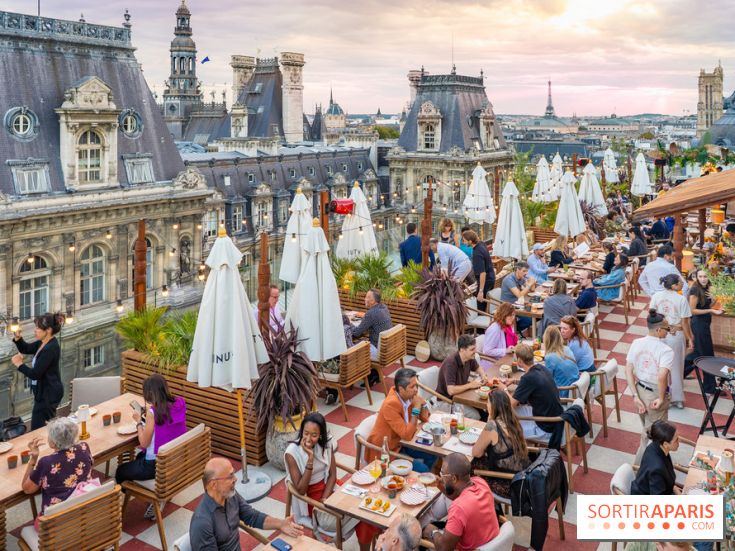 Terraza Mikuna : le rooftop du BHV Marais - A7C06873