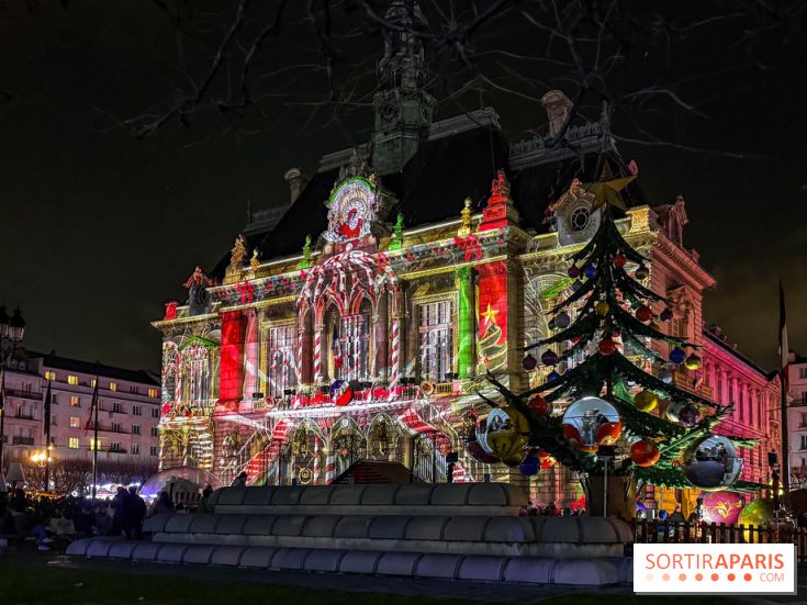 Noël 2025 à Levallois-Perret (92) : spectacle son & lumière gratuit sur l'Hôtel de Ville - IMG 5425