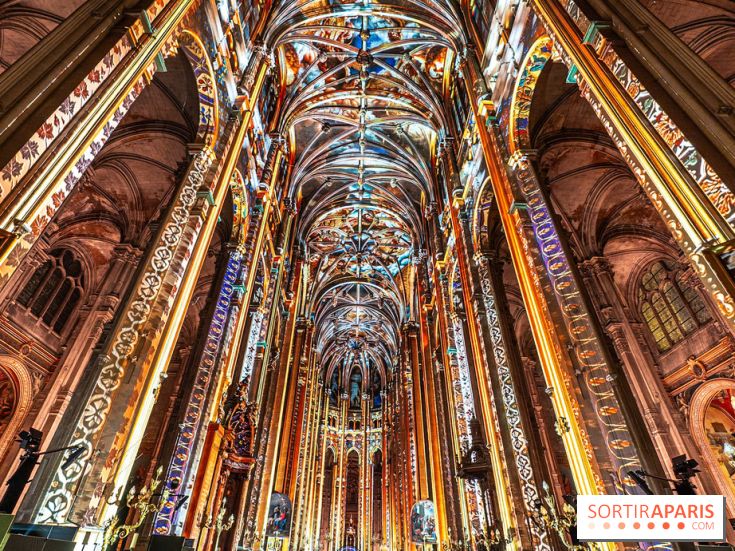 L'Odyssée Céleste à l'église Saint-Eustache à Paris, le nouveau spectacle Luminiscence