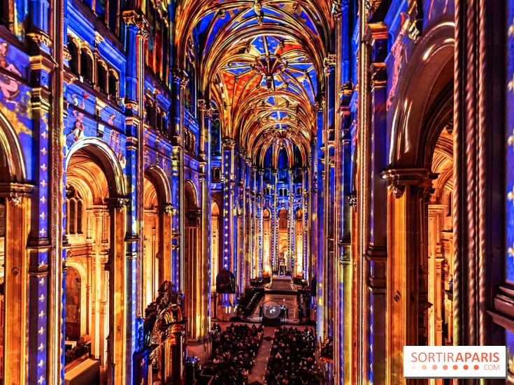 L'Odyssée Céleste à l'église Saint-Eustache à Paris, le nouveau spectacle Luminiscence