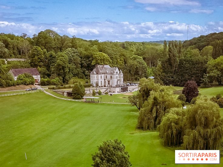 Le Domaine de Villarceaux et ses deux châteaux - photos - DJI 0036 D