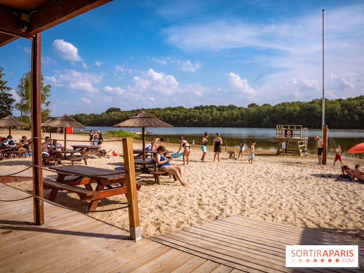 La plage et guinguette des Étangs de Hollande - photos