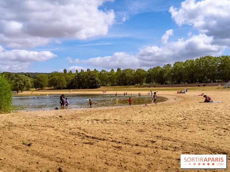 Île de loisirs du Val de Seine dans les Yvelines, plage, baignade et activités - photos