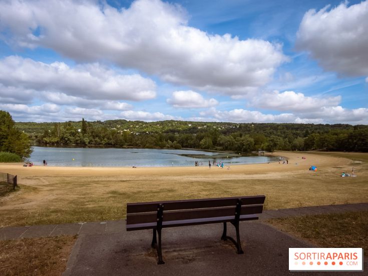 Île de loisirs du Val de Seine dans les Yvelines, plage, baignade et activités - photos