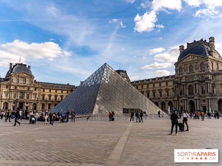 La flamme olympique des JO de Paris 2024, s'installera dans le Jardin des Tuileries - Musée du Louvre - carrousel du Louvre