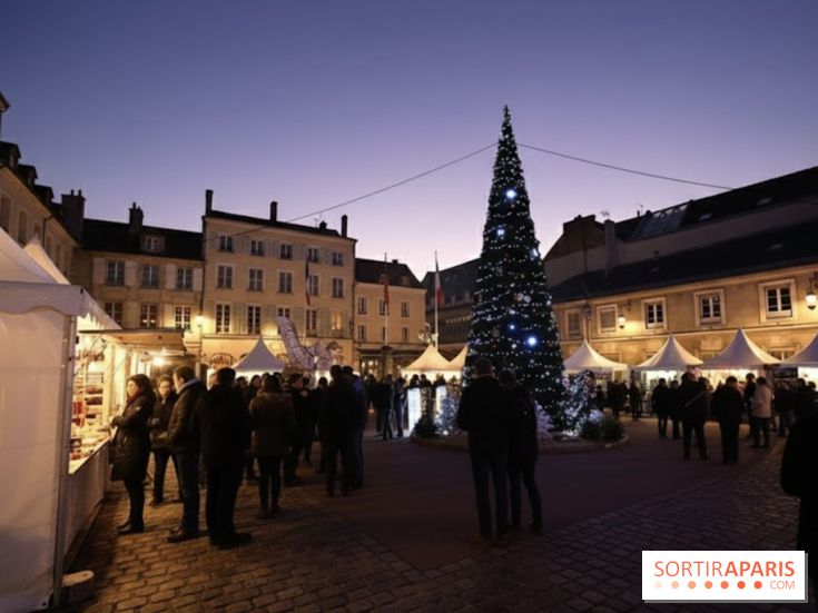 Le Marché de noël de Melun en Seine et Marne - 77