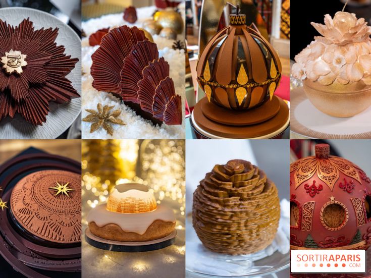 Les bûches de Noël exceptionnelles à Paris 2025 les créations folles des palaces et grandes Maisons