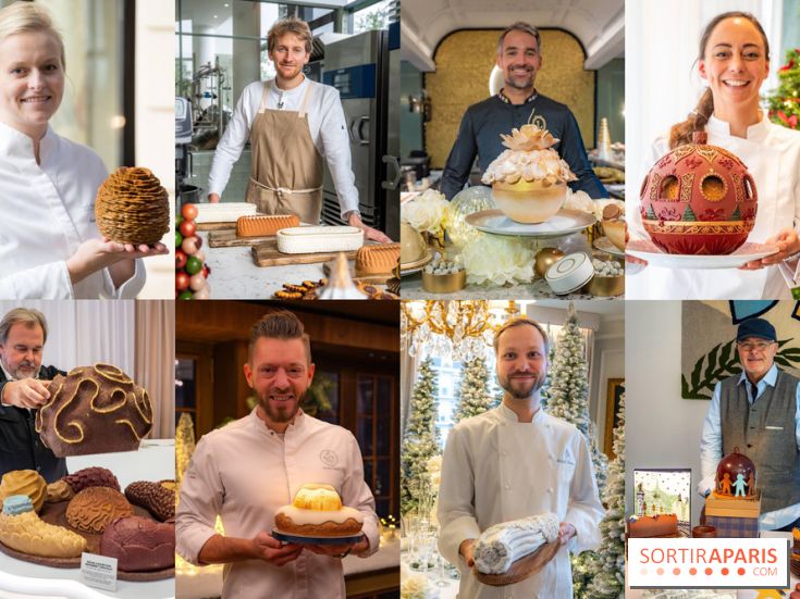 Le top des bûches de Noël à Paris 2025 de célèbres pâtissiers, chocolatiers