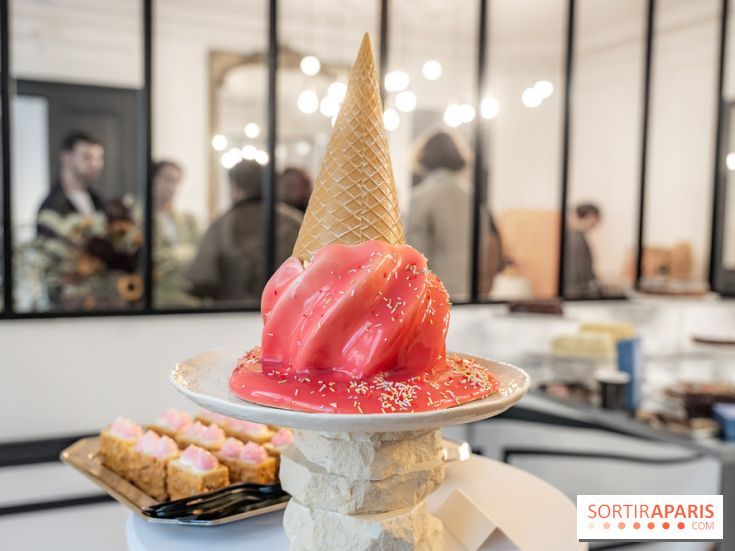 La Bûche de Noël cornet de glace du Kimpton pour ce Noël 2025