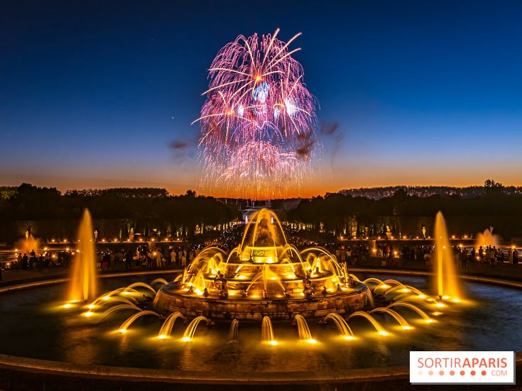 14 juillet : feu d'artifice au Château de Versailles, Fête Nationale 2026 aux Grandes Eaux Nocturnes