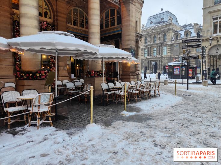 La Neige à Paris - terrasse restaurant café 1er arrondissement