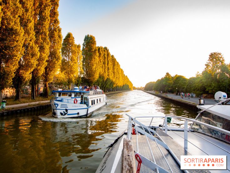 Croisière sur le canal de l'Ourcq
